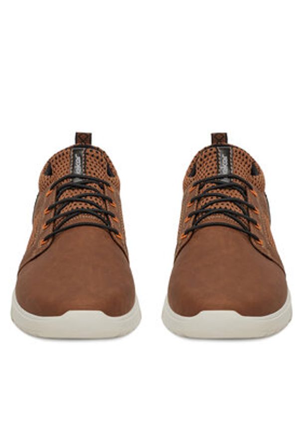 Rieker Sneakersy B7588-24 Brązowy. Kolor: brązowy. Materiał: skóra