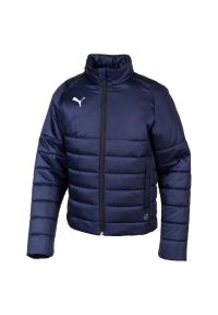 Dziecięca ocieplana parka Puma Liga casuals. Kolor: fioletowy. Sport: piłka nożna #1