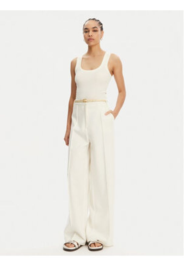 JACQUEMUS Top 241JS158-2032 Écru Regular Fit. Materiał: bawełna