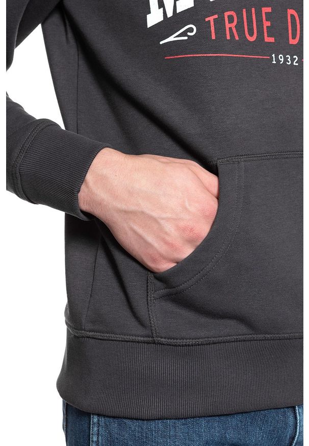 Mustang - BLUZA MUSTANG Printed Hoodie PHANTOM 1009346 4087