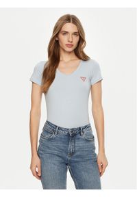 Guess T-Shirt 159539 Zielony Classic Fit. Kolor: zielony. Materiał: bawełna #1