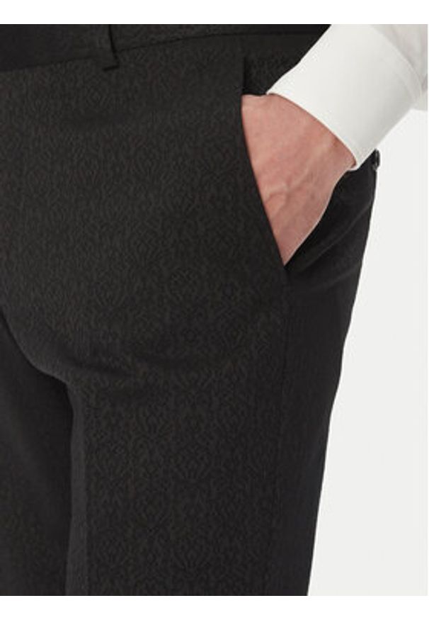 Karl Lagerfeld - KARL LAGERFELD Chinosy 255002 552042 Czarny Slim Fit. Kolor: czarny. Materiał: syntetyk