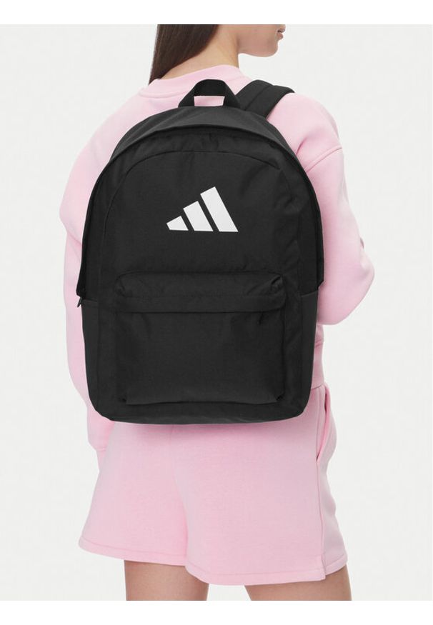Adidas - adidas Plecak C-CLSC BARS BP JI6953 Czarny. Kolor: czarny. Materiał: materiał