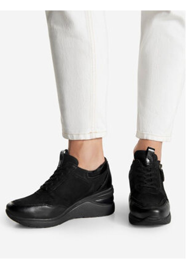 Lasocki Sneakersy WI23-DURGA-04 Czarny. Kolor: czarny. Materiał: skóra