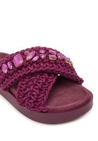 Inuikii Klapki Woven Stones 1004.003.0073 Bordowy. Kolor: czerwony. Materiał: materiał #6