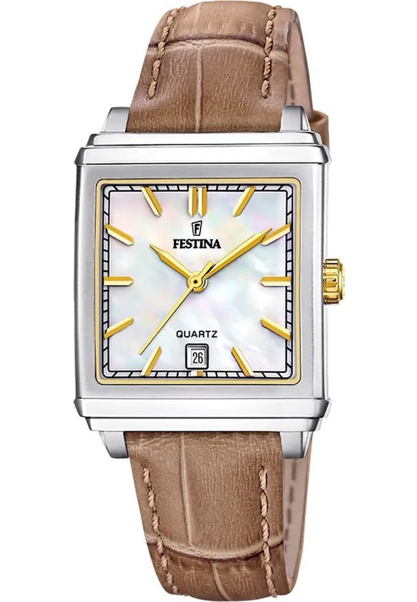 Zegarek Festina Zegarek damski Festina F20682-4 brązowy. Kolor: brązowy