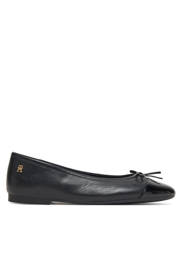 TOMMY HILFIGER - Baleriny Tommy Hilfiger. Kolor: czarny