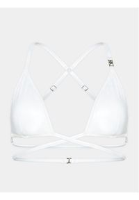 Calvin Klein Swimwear Góra od bikini KW0KW02249 Biały. Kolor: biały. Materiał: syntetyk