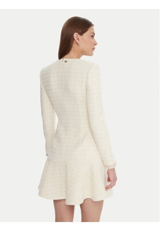 Marciano Guess Sukienka koktajlowa 5BGK36 7394A Écru Regular Fit. Materiał: syntetyk. Styl: wizytowy