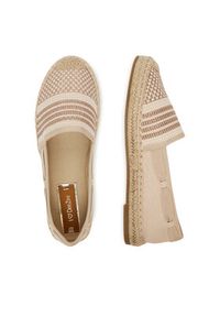 DeeZee Espadryle LE601-139 Beżowy. Kolor: beżowy. Materiał: materiał