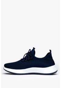 Casu - Granatowe buty sportowe sznurowane casu h214-2. Kolor: niebieski #1