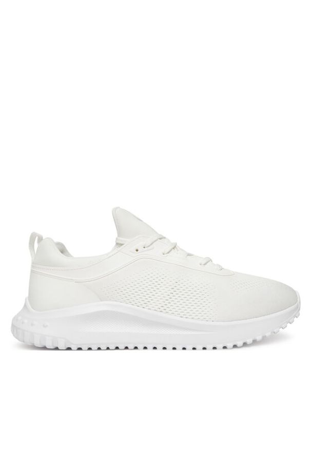 Calvin Klein Sneakersy Eva Runner Sock Mix YM0YM01386 Biały. Kolor: biały. Materiał: mesh