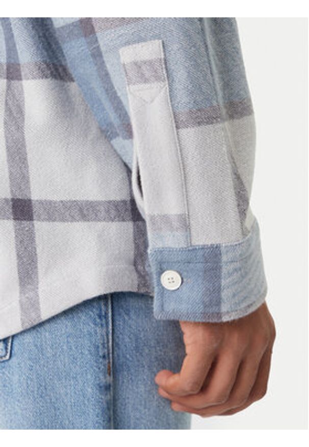 BOSS Koszula Locky 50548968 Szary Oversize. Kolor: szary. Materiał: bawełna