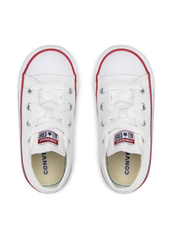 Converse Trampki C/T A/S OX 7J256C Biały. Kolor: biały. Materiał: materiał