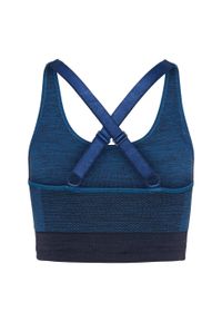 Stanik fitness cardio Hummel hmlClea. Kolor: niebieski. Sport: fitness