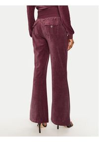 Juicy Couture Spodnie dresowe Caisa JCSEBJ008 Bordowy Slim Fit. Kolor: czerwony. Materiał: bawełna