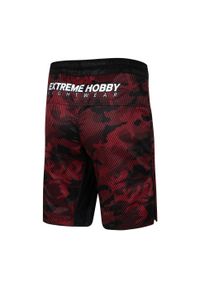 EXTREME HOBBY - Spodenki do Grapplingu MMA BJJ K1 męskie Extreme Hobby HAVOC. Kolor: czerwony. Materiał: poliester