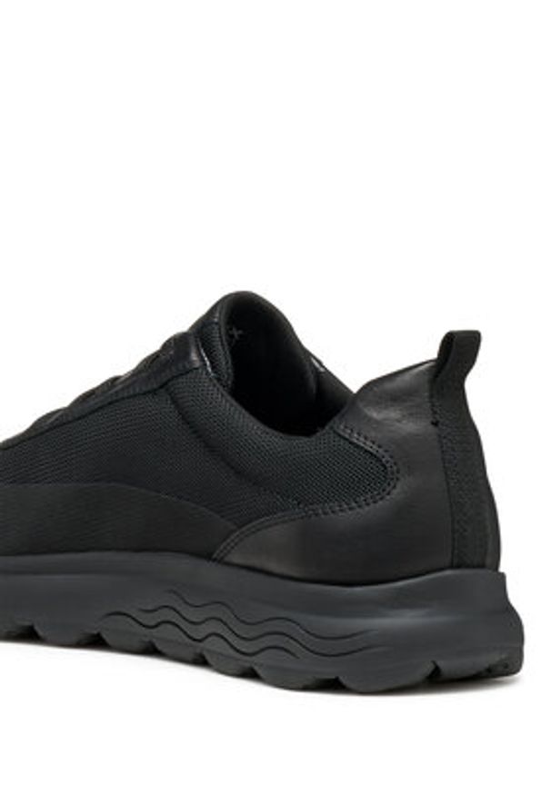 Geox Sneakersy U Spherica U46BYA 01185 C9999 Czarny. Kolor: czarny. Materiał: materiał