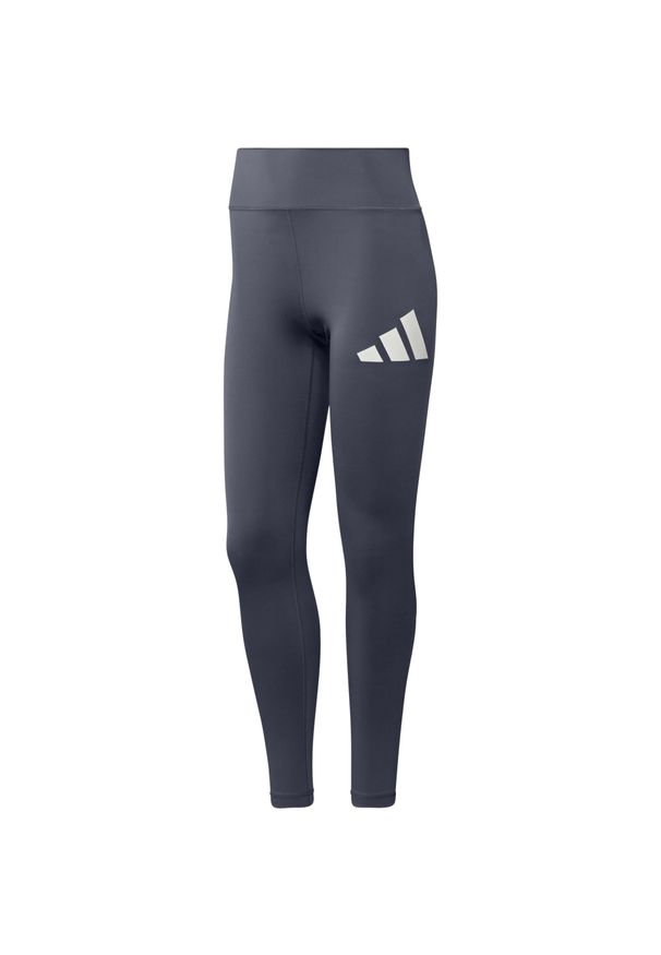 Adidas - Legginsy fitness damskie ADIDAS. Materiał: skóra, materiał. Sport: fitness