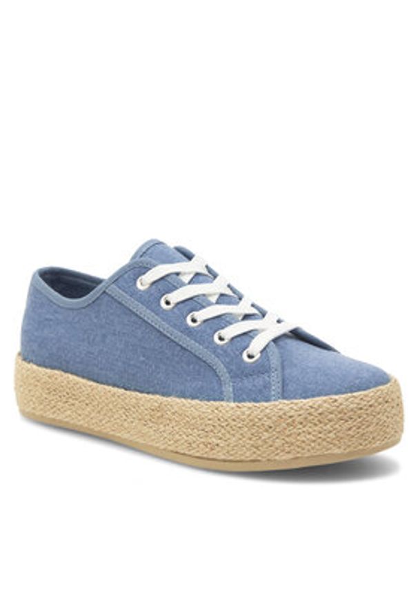 DeeZee Espadryle WSS21067-01A Niebieski. Kolor: niebieski. Materiał: materiał