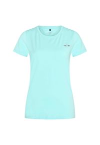 HV POLO - Koszulka damska HV Polo Classic. Typ kołnierza: polo. Kolor: niebieski, wielokolorowy, zielony #1