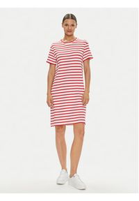 GANT - Gant Sukienka codzienna 4200831 Czerwony Regular Fit. Okazja: na co dzień. Kolor: czerwony. Materiał: wiskoza. Typ sukienki: proste. Styl: casual #2