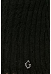 Guess sweter z domieszką jedwabiu damski kolor czarny lekki. Kolor: czarny. Materiał: jedwab. Długość rękawa: raglanowy rękaw #6
