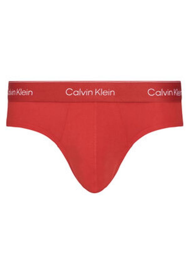 Calvin Klein Underwear Komplet 3 par slipów LV00NB4563 Kolorowy. Materiał: bawełna. Wzór: kolorowy