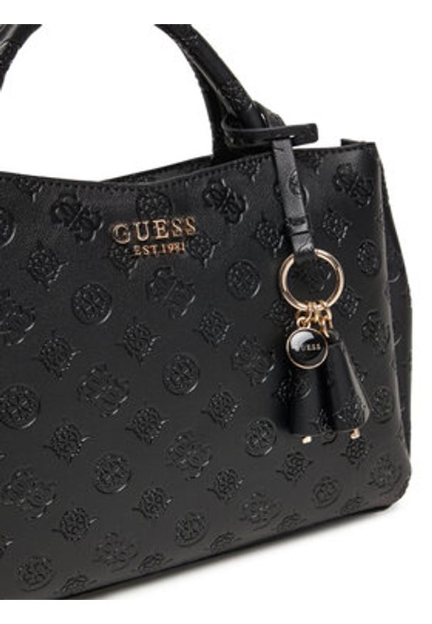 Guess Torebka 175907 Czarny. Kolor: czarny. Materiał: skórzane