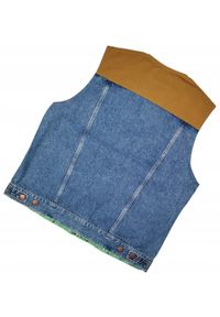 Wrangler - WRANGLER BANDANA VEST MĘSKI BEZRĘKAWNIK JEANSOWY JEANS W453RI34V 112128901. Materiał: jeans. Długość rękawa: bez rękawów