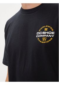 DC Shoes T-Shirt Eurostep Hss ADYZT05362 Czarny Regular Fit. Kolor: czarny. Materiał: bawełna #4