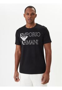 Emporio Armani T-Shirt EM000574 AF20434 UC001 Czarny Regular Fit. Kolor: czarny. Materiał: bawełna #1