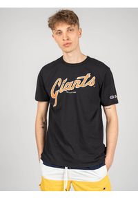 Champion T-Shirt "Giants" | 213338 | Mężczyzna | Czarny. Okazja: na co dzień. Kolor: czarny. Materiał: bawełna. Wzór: aplikacja, nadruk. Styl: casual