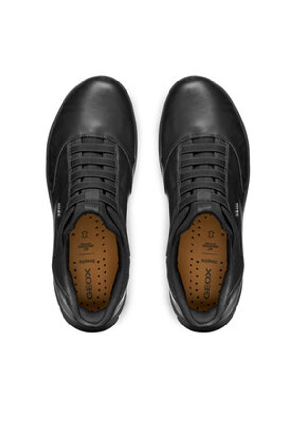 Geox Sneakersy U Nebula 2.0 Plus U56MXB 00085 C9999 Czarny. Kolor: czarny. Materiał: skóra