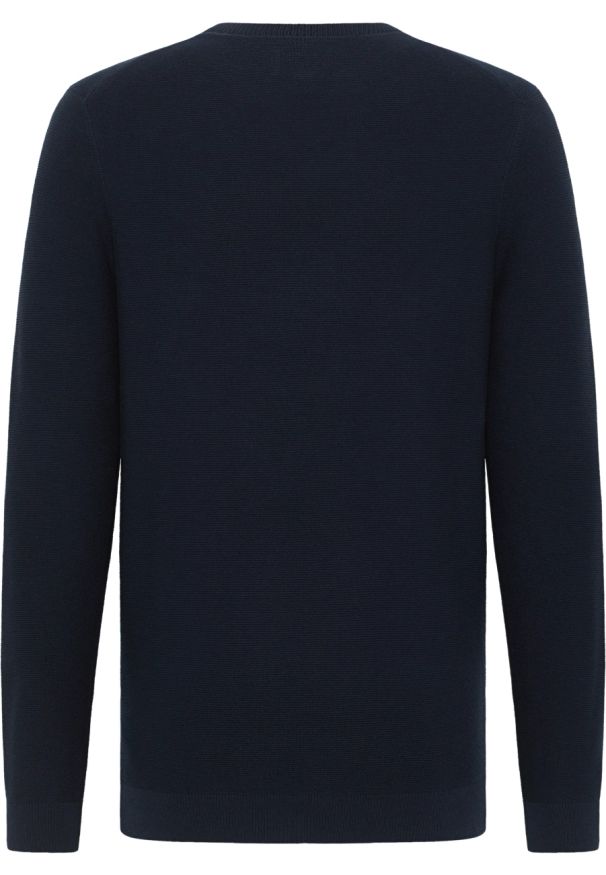 Męski Sweter Mustang Style Emil C Basic Total Eclipse 1014115 5226