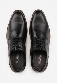 Born2be - Czarne Eleganckie Półbuty ze Skórzaną Wkładką i Ozdobnymi Przeszyciami Iphaera. Okazja: na spotkanie biznesowe, do pracy. Kolor: czarny. Materiał: skóra. Styl: elegancki #2