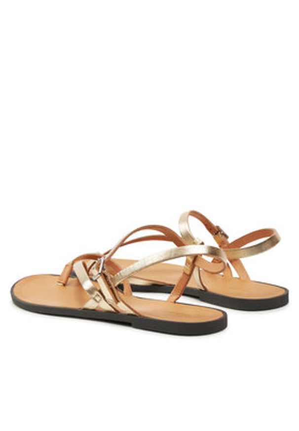 Vagabond Shoemakers Sandały Tia 5531-483-81 Złoty. Kolor: złoty. Materiał: skóra