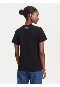 Karl Lagerfeld - KARL LAGERFELD T-Shirt A3W17090 Czarny Regular Fit. Typ kołnierza: dekolt w karo. Kolor: czarny. Materiał: bawełna #4