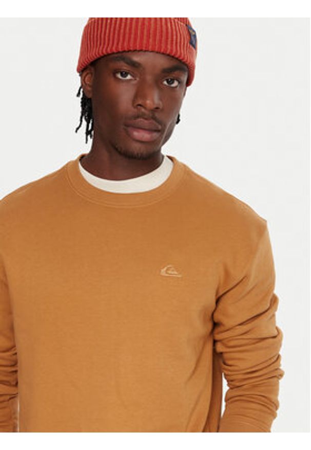 Quiksilver Bluza Salt Water EQYFT05158 Beżowy Comfort Fit. Kolor: beżowy. Materiał: bawełna
