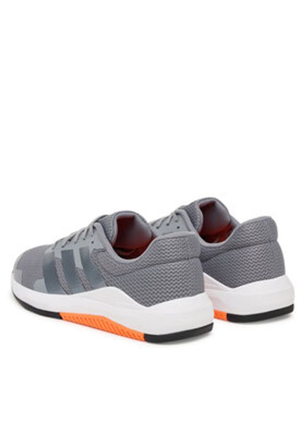 Adidas - adidas Buty na siłownię Dropset Base JQ1449 Szary. Kolor: szary. Materiał: materiał. Sport: fitness