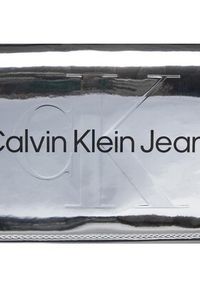 Calvin Klein Jeans Torebka Sculpted Ew Flap Conv25 Mono S K60K611856 Srebrny. Kolor: srebrny. Materiał: skórzane #4