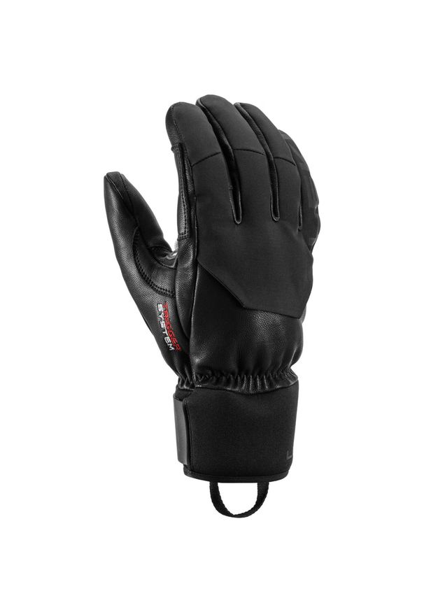 Leki - Rękawice narciarskie męskie LEKI Hevon 3D. Kolor: czarny. Sezon: zima. Sport: narciarstwo