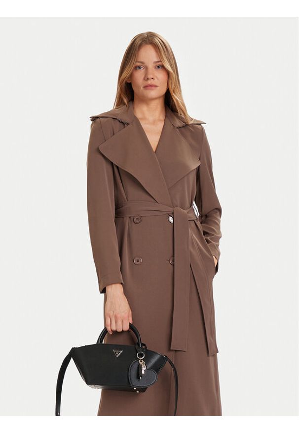 Guess Torebka Bolena Mini HWZG92 07760 Czarny. Kolor: czarny. Materiał: skórzane