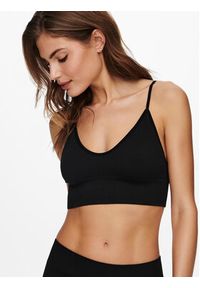 only - ONLY Biustonosz top Vicky 15201539 Czarny. Kolor: czarny. Materiał: syntetyk #6