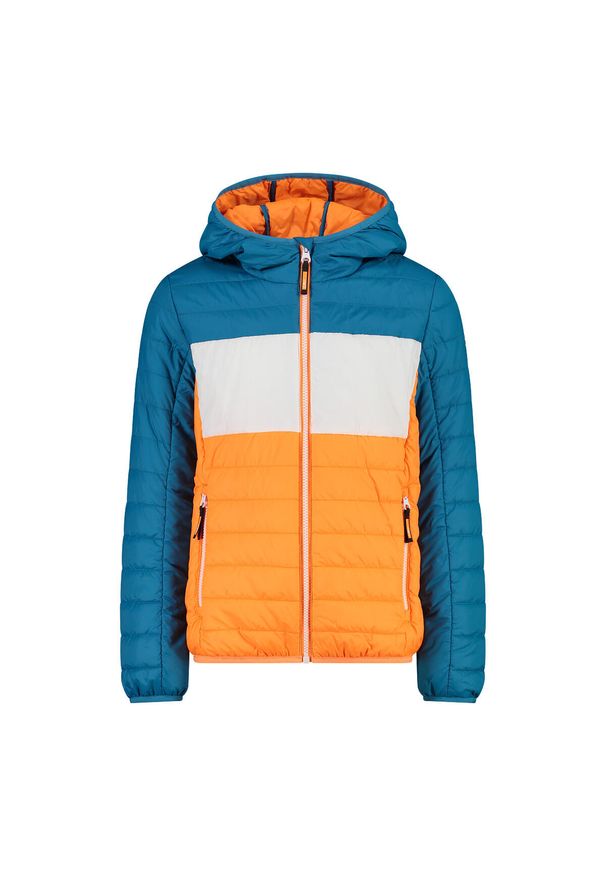 Kurtka z kapturem dla dziecka CMP. Typ kołnierza: kaptur. Kolor: pomarańczowy. Materiał: softshell. Styl: sportowy