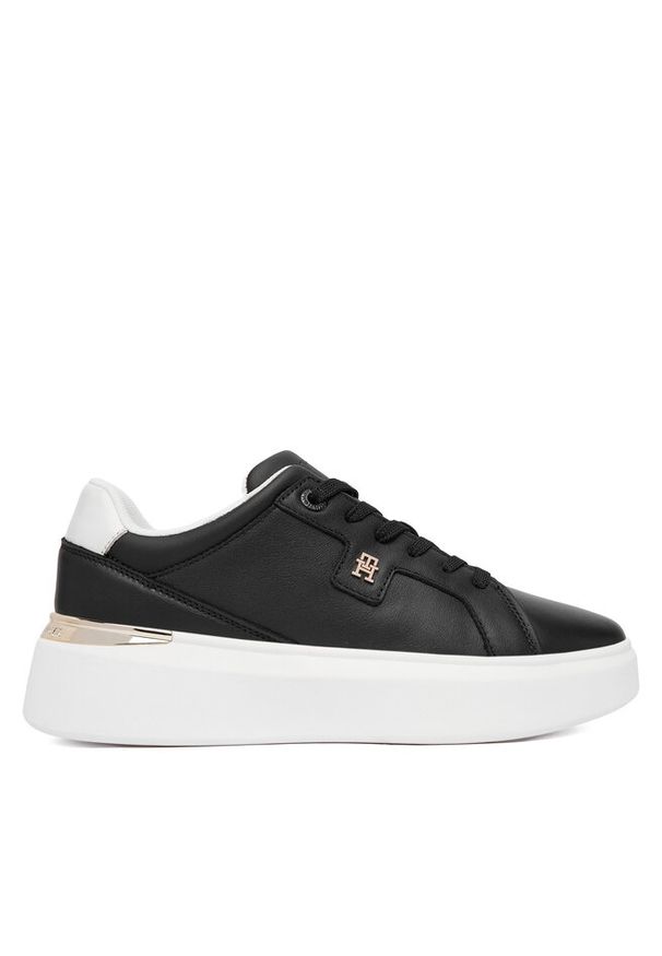 TOMMY HILFIGER - Sneakersy Tommy Hilfiger. Kolor: czarny. Obcas: na platformie