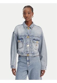 Armani Exchange Kurtka jeansowa XW002260 AF21338 MB001 Niebieski Regular Fit. Kolor: niebieski. Materiał: lyocell #1