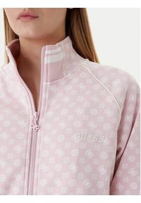 Guess Bluza V5YQ03 KB212 Różowy Regular Fit. Kolor: różowy. Materiał: syntetyk #4