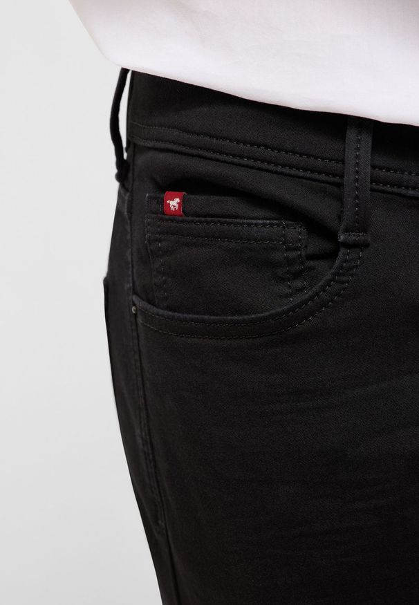 Męskie Spodnie jeansowe Mustang Style Oregon Slim K Denim Black 1017432 4000 902