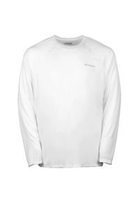columbia - M Summerdry Solid Long Sleeve Shirt koszulka sportowa z długim rękawem - biały. Kolor: biały. Długość rękawa: długi rękaw. Długość: długie. Sezon: lato